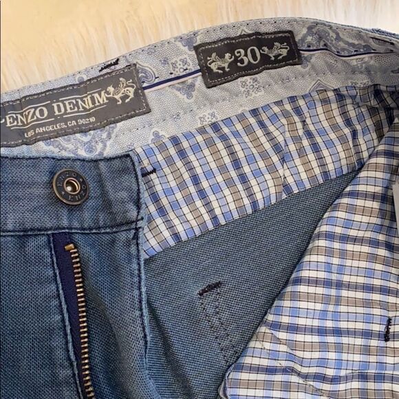 Men’s Enzo denim lightweight denim pant size 30 - Picture 3 of 4